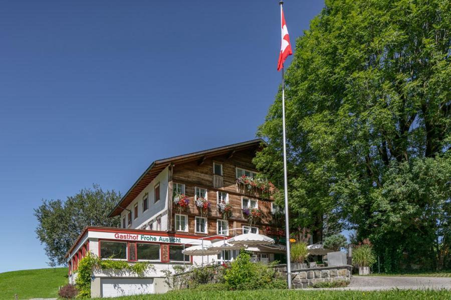 Hotel Frohe Aussicht Weissbad Exterior foto