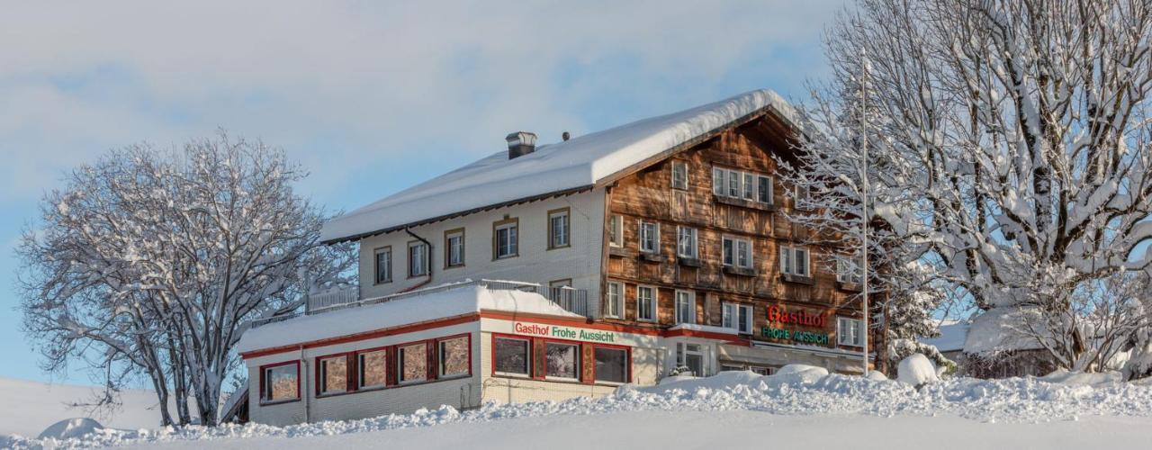 Hotel Frohe Aussicht Weissbad Exterior foto