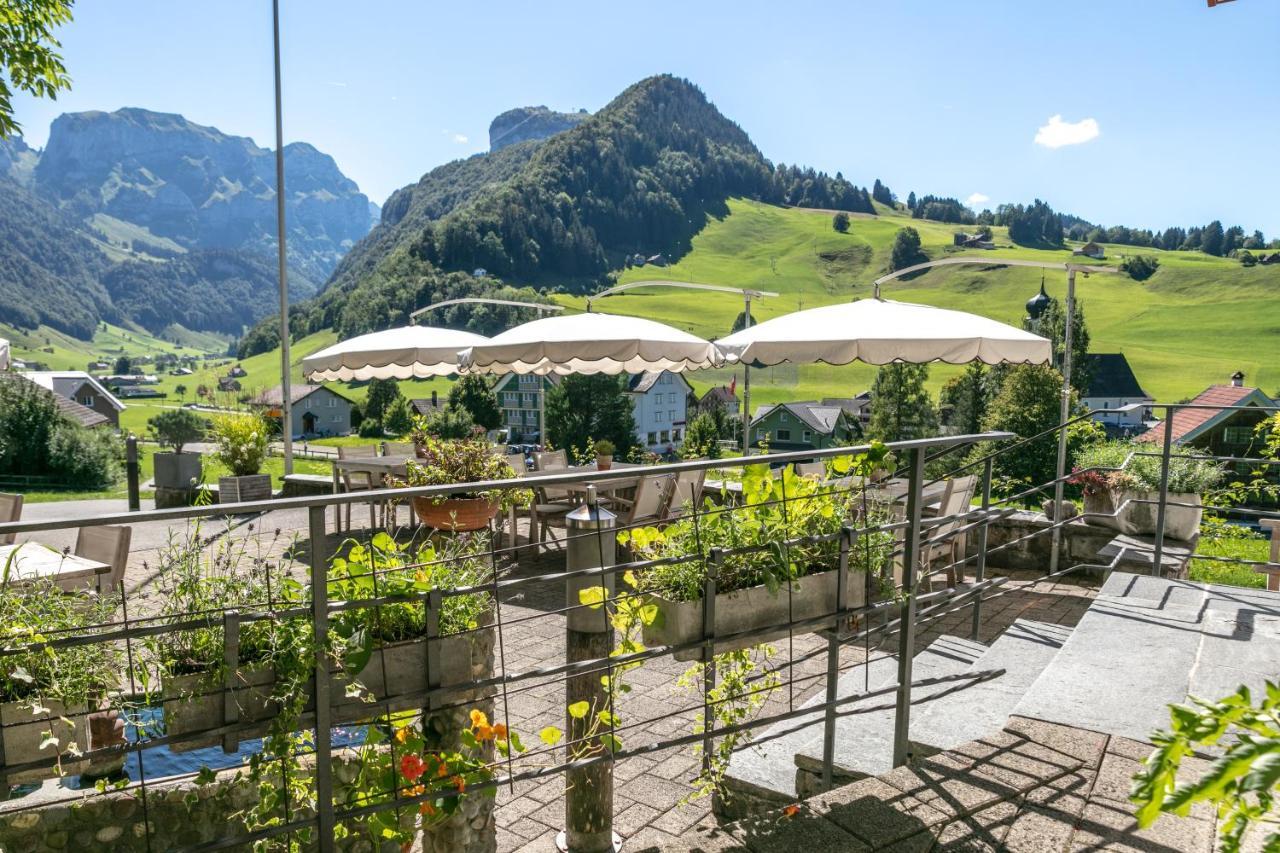 Hotel Frohe Aussicht Weissbad Exterior foto