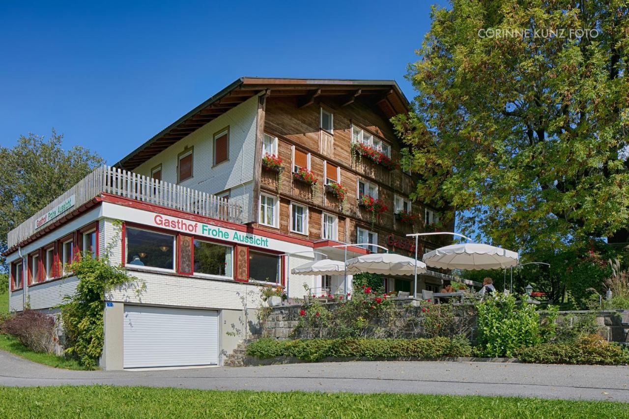 Hotel Frohe Aussicht Weissbad Exterior foto